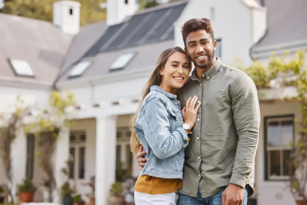 Portrait smile of couple and outdoor at new home 2026 03 25 08 35 46 utc2